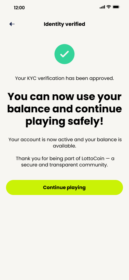 KYC aprobado